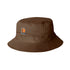 Brixton - Builders Reversible Bucket Hat (Bison/Burnt Red)